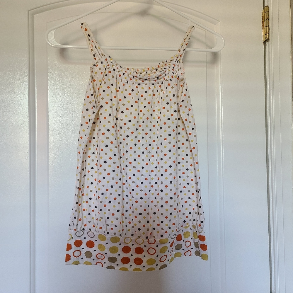 Polka-dot tank top